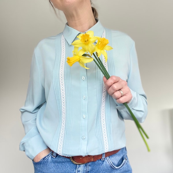 Vintage Lace front blouse.