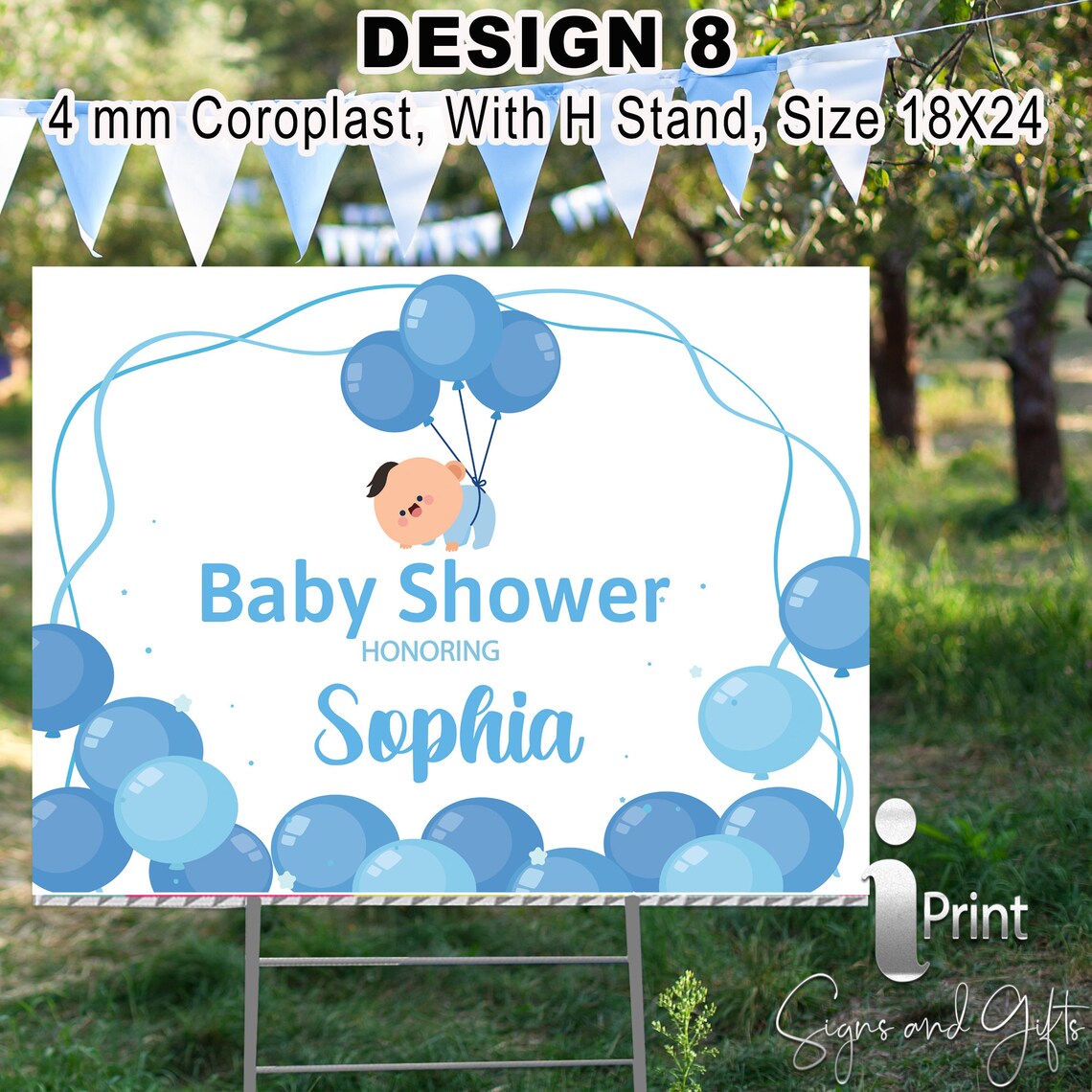 Baby Shower Sign Baby Shower Party Sign Baby Shower Etsy