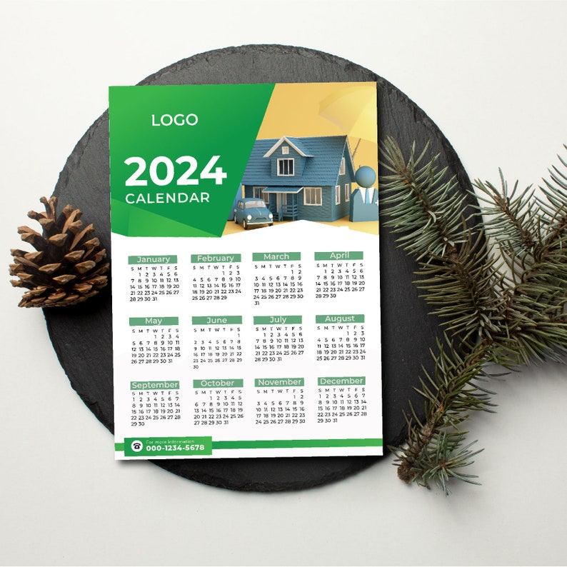 Calendar, Custom Calendar, Fridge Calendar