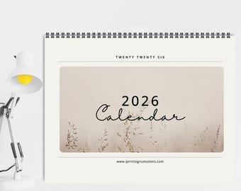 Personalized 2026 Family Photo Calendar: 11x17 Custom Wall Decor