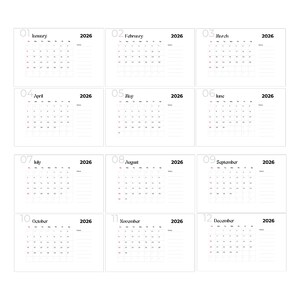 Custom Photo Wall Calendar 2026: Business or Couple Gift image 3