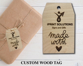 Custom wood tags, wood engraved tags, wood thank you tags, wood favor tags, wood tags personalized, product tags, wooden product tags