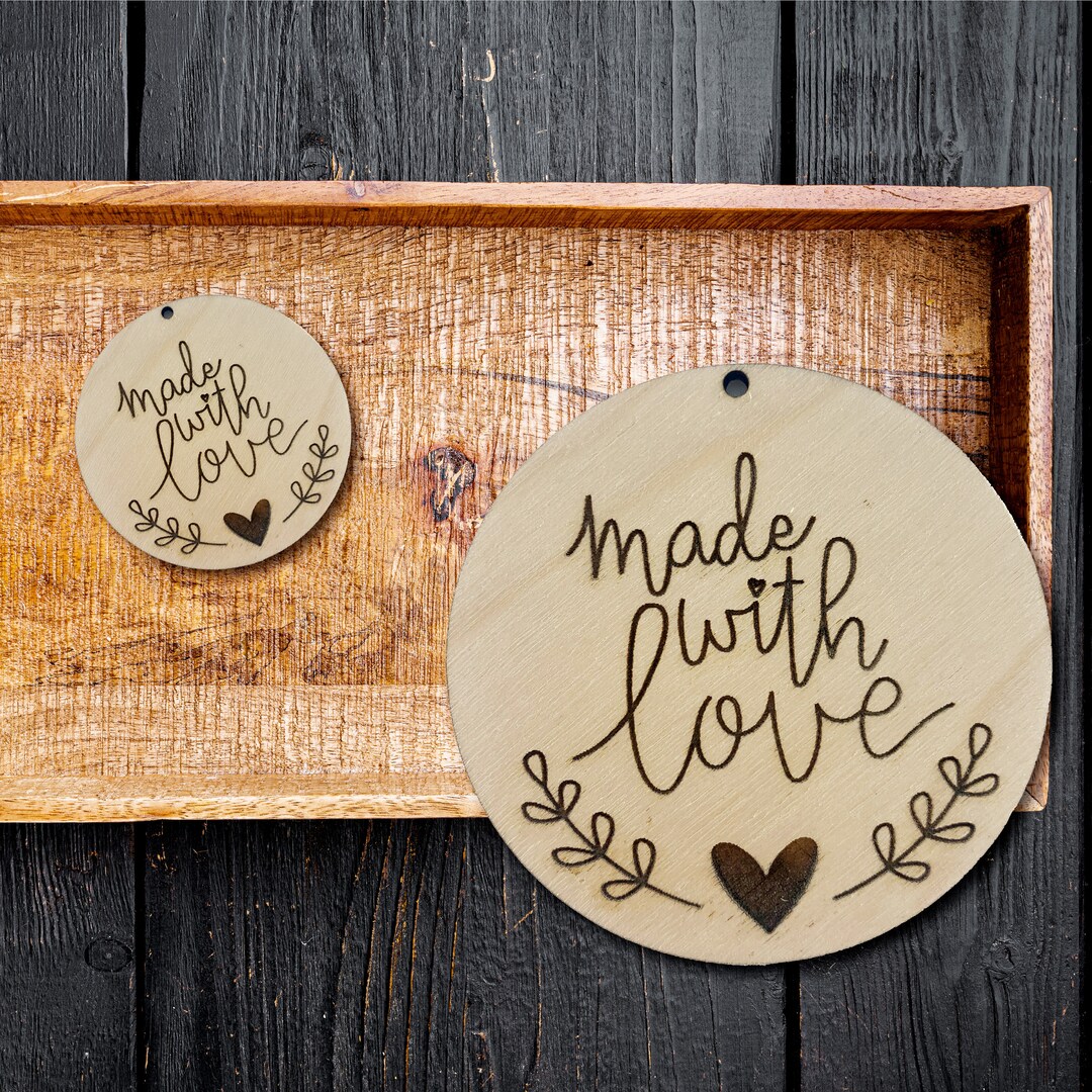 Custom Wood Tags, Wood Engraved Tags, Wood Thank You Tags, Wood Favor