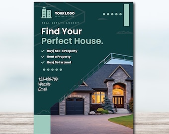 Custom Business Card Magnet: Full Color Realtor Marketing (3X4 inches)