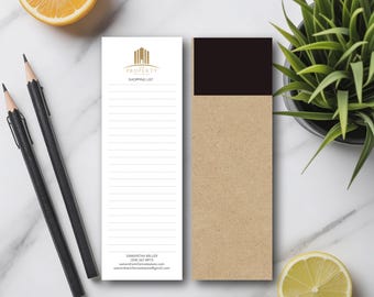 3X9 inches Magnetic Shopping Notepads, Custom Notepads, 50 Pages Fillers