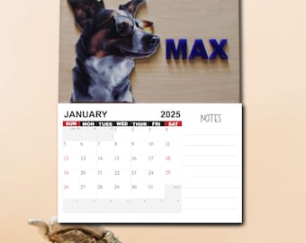 Custom Pet Photo Calendar 2026: Personalized Wall Decor