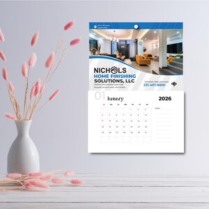 Custom Business Calendar 2026: Personalized Company Wall Calendar