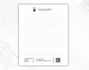 Personalized Notepads with Business Logo | Custom Notepad Printing/8X10 inches