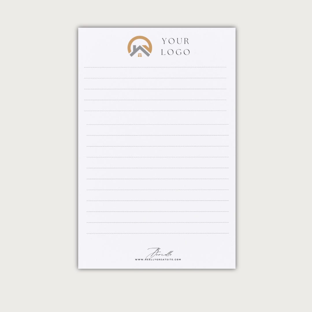 Personalized Notepads With Business Logo | Custom Notepad Printing/4x6 ...