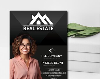 Custom Cut Business Card Magnet: Realtor Marketing Materials