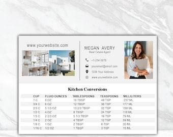 Personalized 5x7 Glossy Kitchen Conversion Magnet – Custom Business Marketing