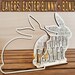 Lightburn EASTER Rabbit Laser Cut Files Lbrn Svg Dxf Dual Layers ...