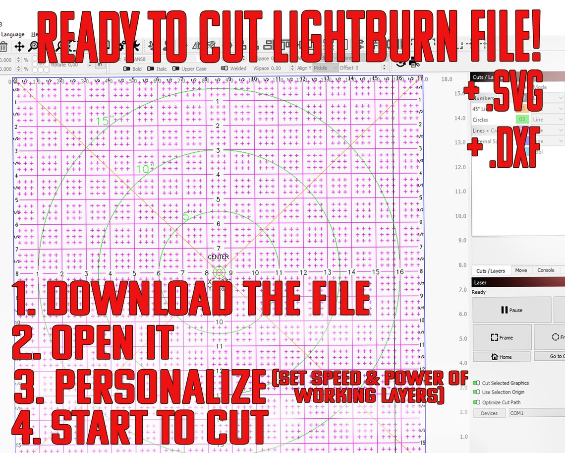XTOOL D1 Pro 20W Basic Waste Grid 430x390mm Laser Machine. Lightburn