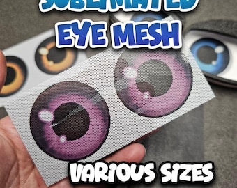 Sublimated Eye Mesh (Optional BYO or Custom Design)