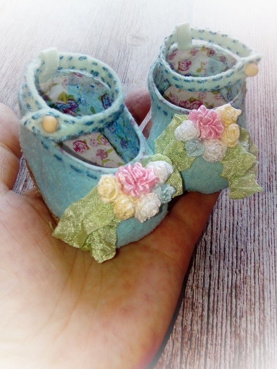 Master class shoes for a doll in the style of shabby chic | Etsy