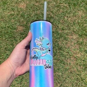 Custom and Personalized 20oz Skinny Tumbler, Mother&#39;s Day Gift