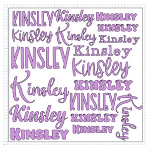 Personalized Back to School Vinyl Name Labels- 12x12 sheet!