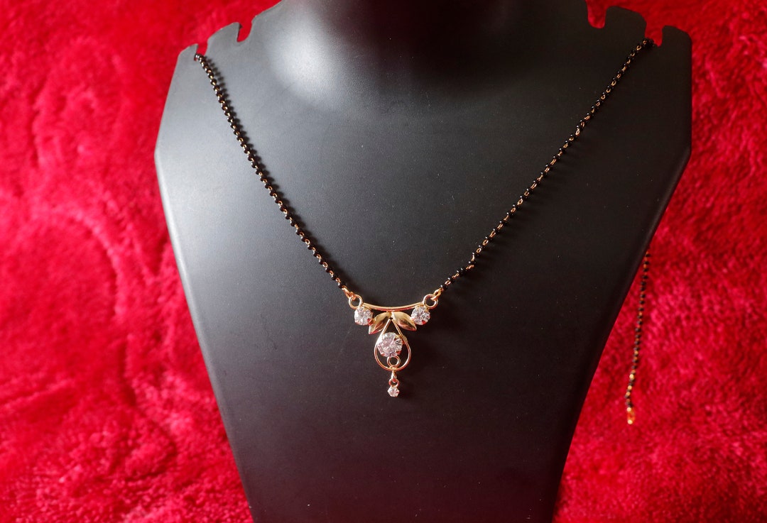 Mangalsutra Mangalsutra Chainwedding Jewelry Mangalsutra Etsy