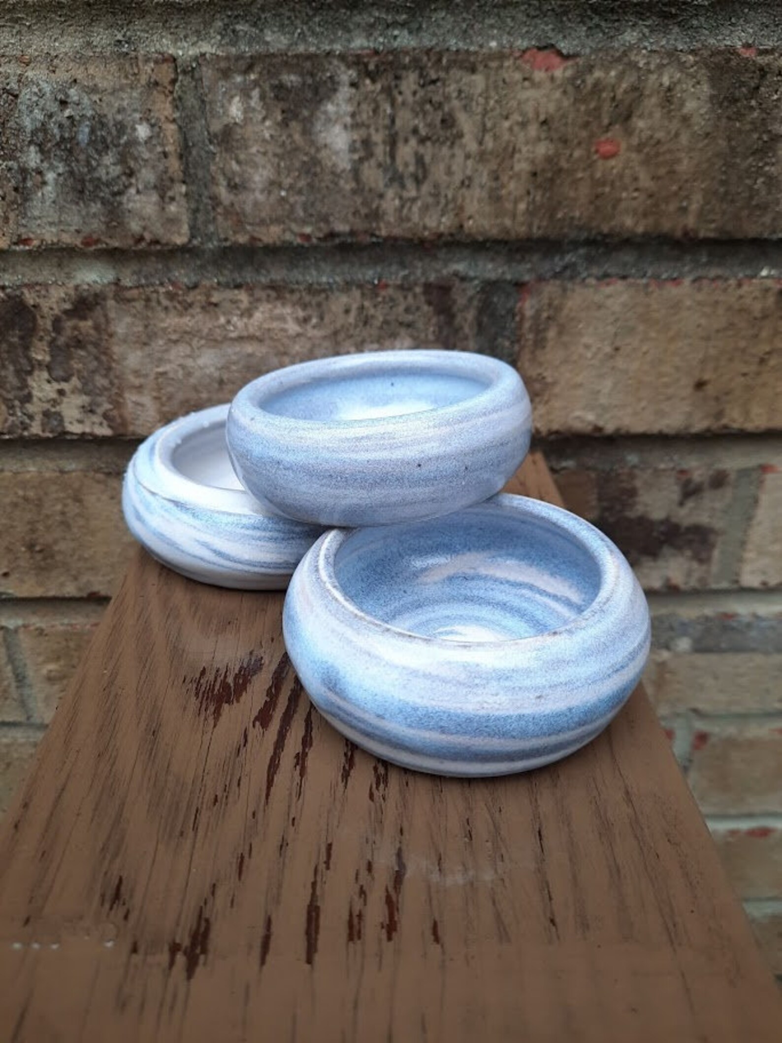 Ceramic dip bowls set of 3 Etsy