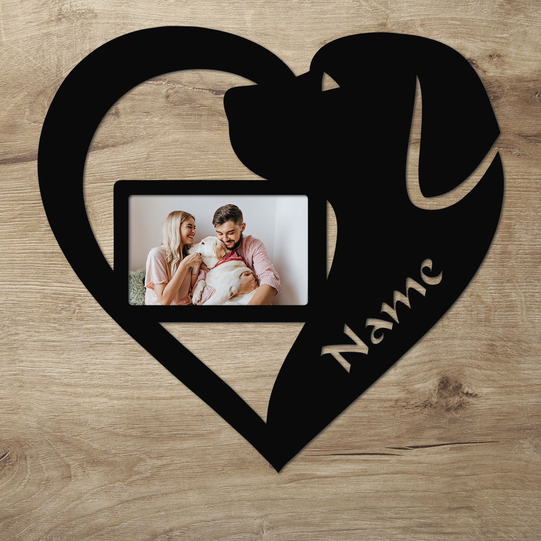 Dog, Personalized Dog Picture Frame, Photo Frame 4 X 6, Personalized ...