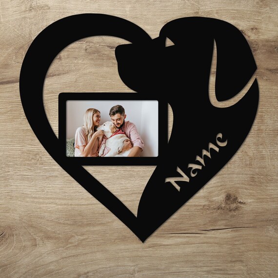 Dog Personalized Dog Picture Frame Photo Frame 4 X Etsy