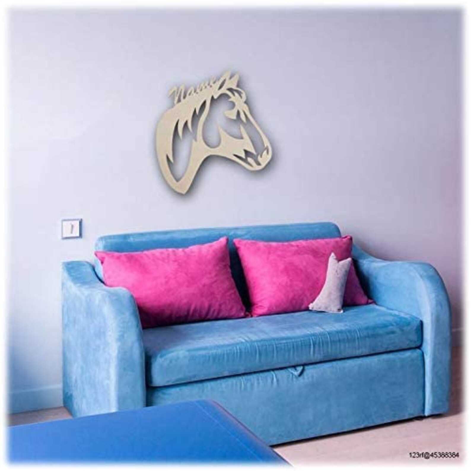 Horse Personalized Night Light With Name Horse Night Light Etsy