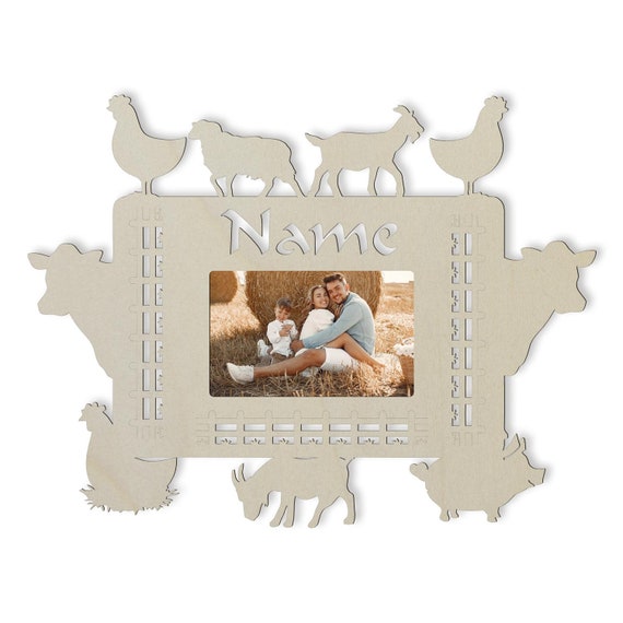 Farm Animals Photo Picture Frame Gift Decoration Kids Frame 