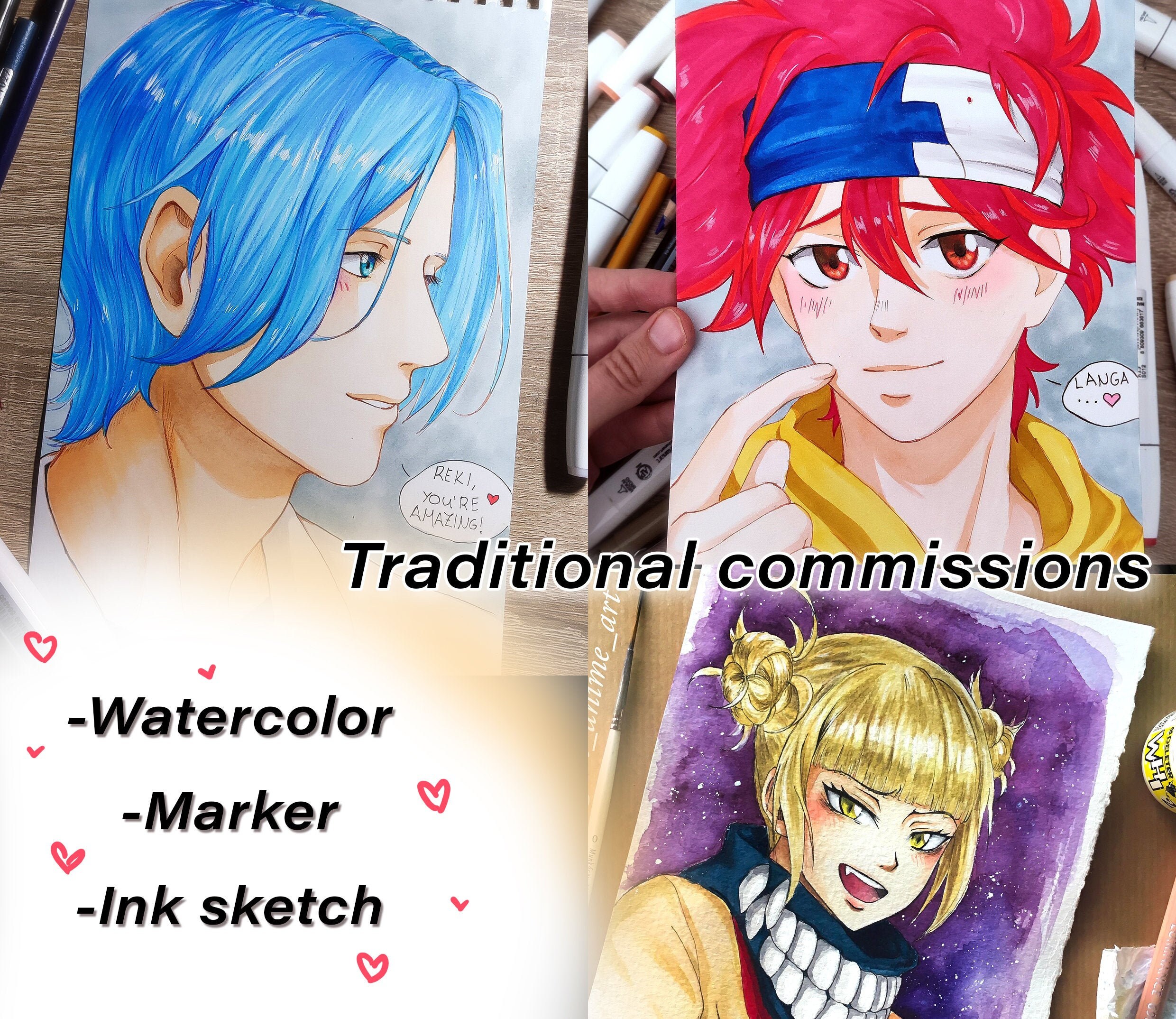 5 Best Couple Art Commissions w Anime Art