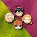 GIVEN 'Chibi Head' Hard Enamel Pins, Mafuyu, Uenoyama, Haruki, Akihiko, Yaoi Pin 