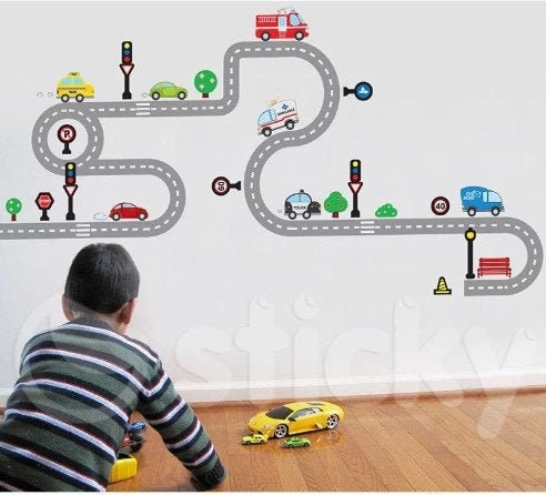 Wall sticker KIDS HIGHWAY