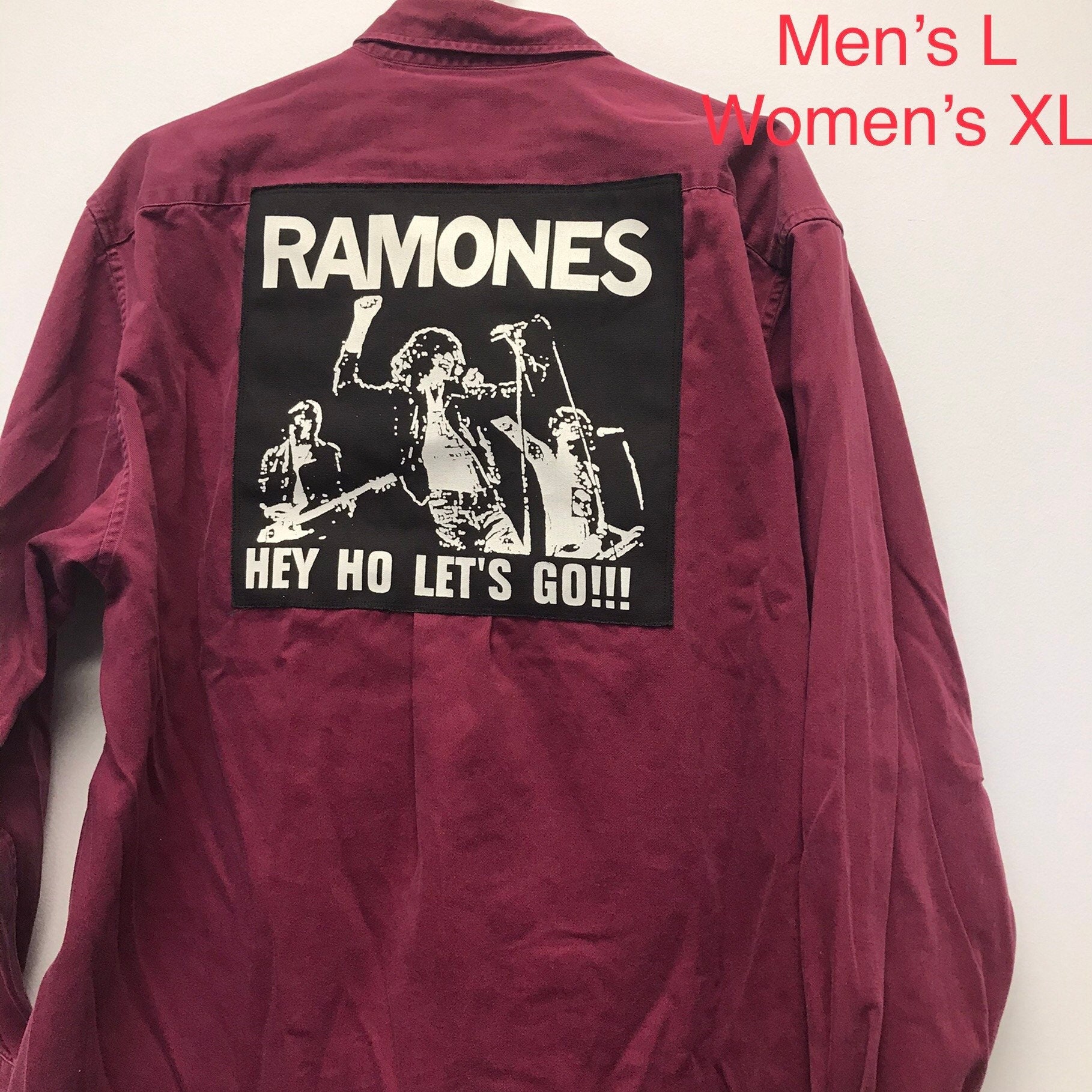 Official Ramones Presidential Seal Unisex Hoodie  CBGB Hey Tour Rock Retro Eagle 