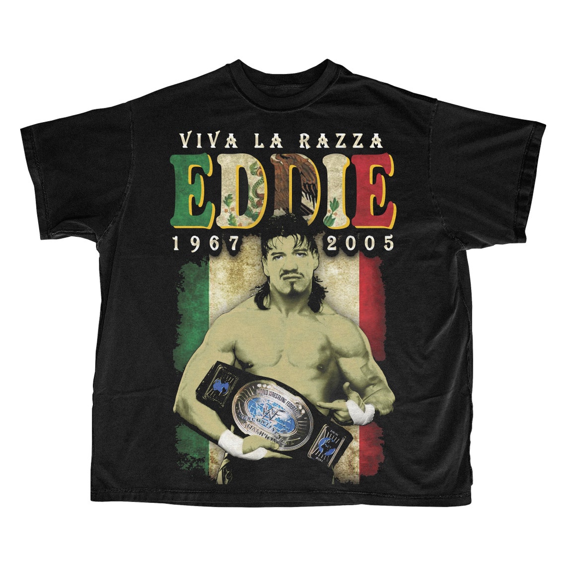Eddie Guerrero Vintage Wrestling Shirt Tee T-Shirt 90s Retro | Etsy