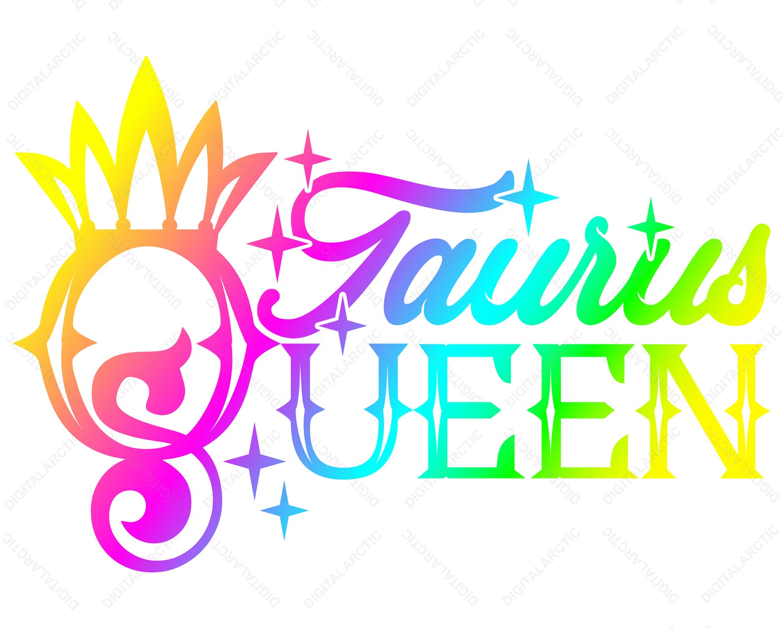 Download Taurus Queen Jpg Png Svg Dxf Eps Digital Files Laser Vinyl ...