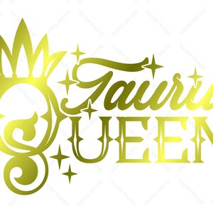 Download Taurus Queen Jpg Png Svg Dxf Eps Digital Files Laser Vinyl ...