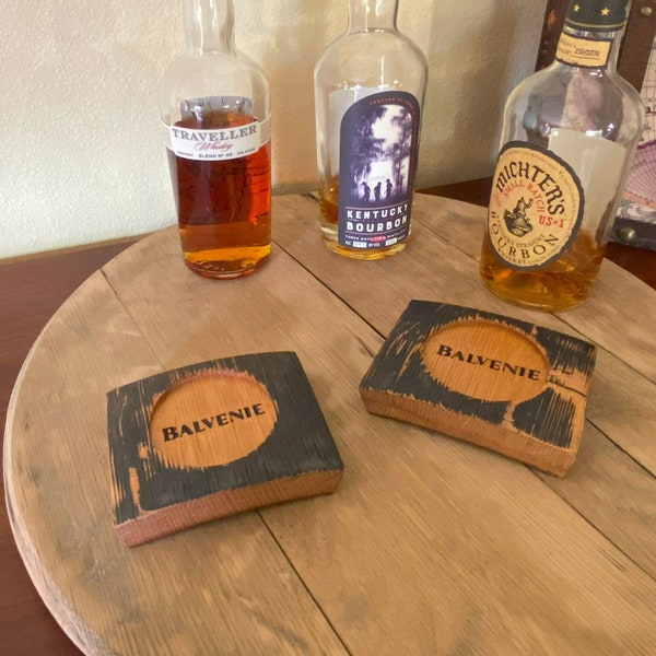 Coasters - Whiskey Barrel Stave Coasters