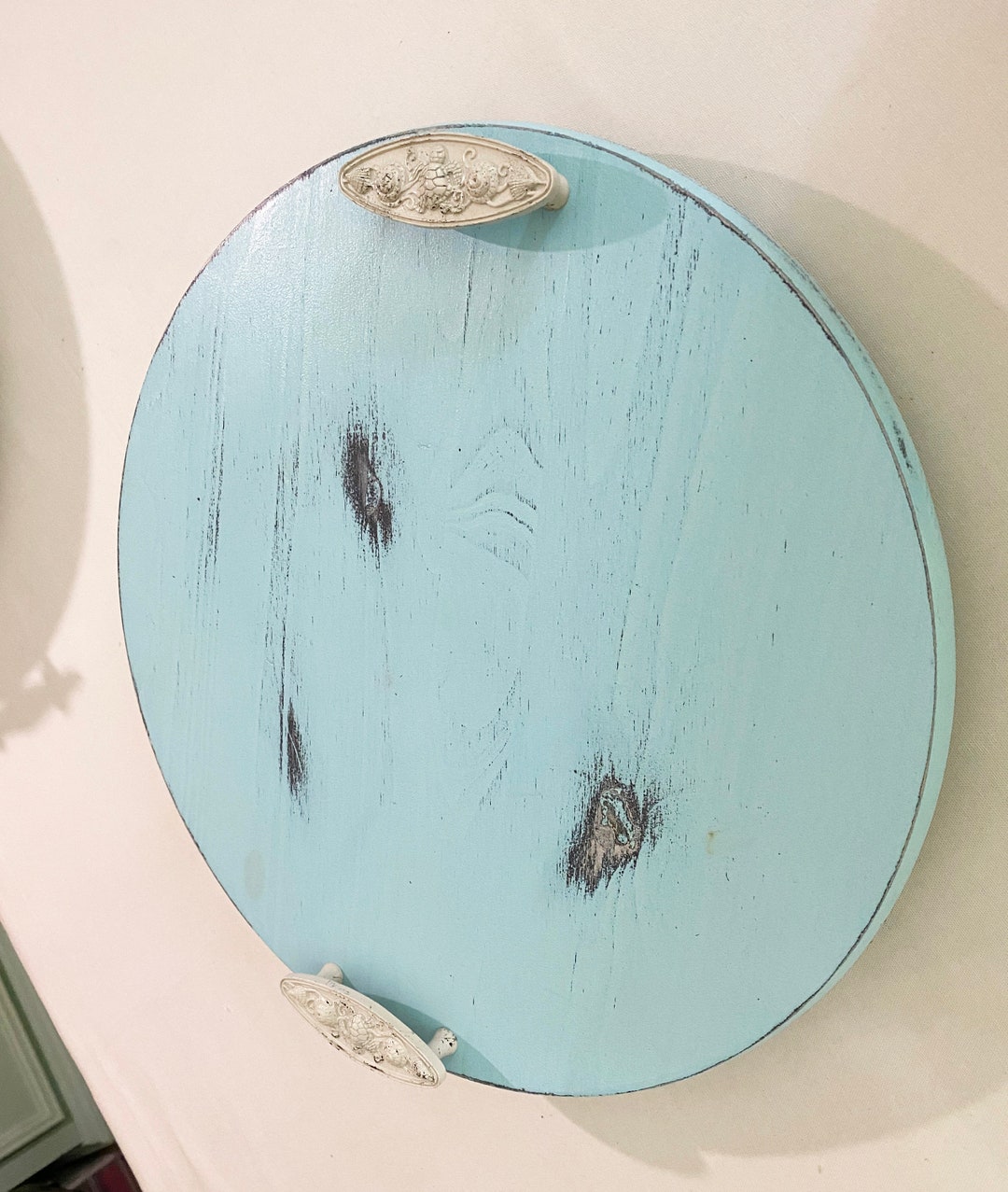 Sm Lazy Susan_blue/white Beachy Handles3 Etsy