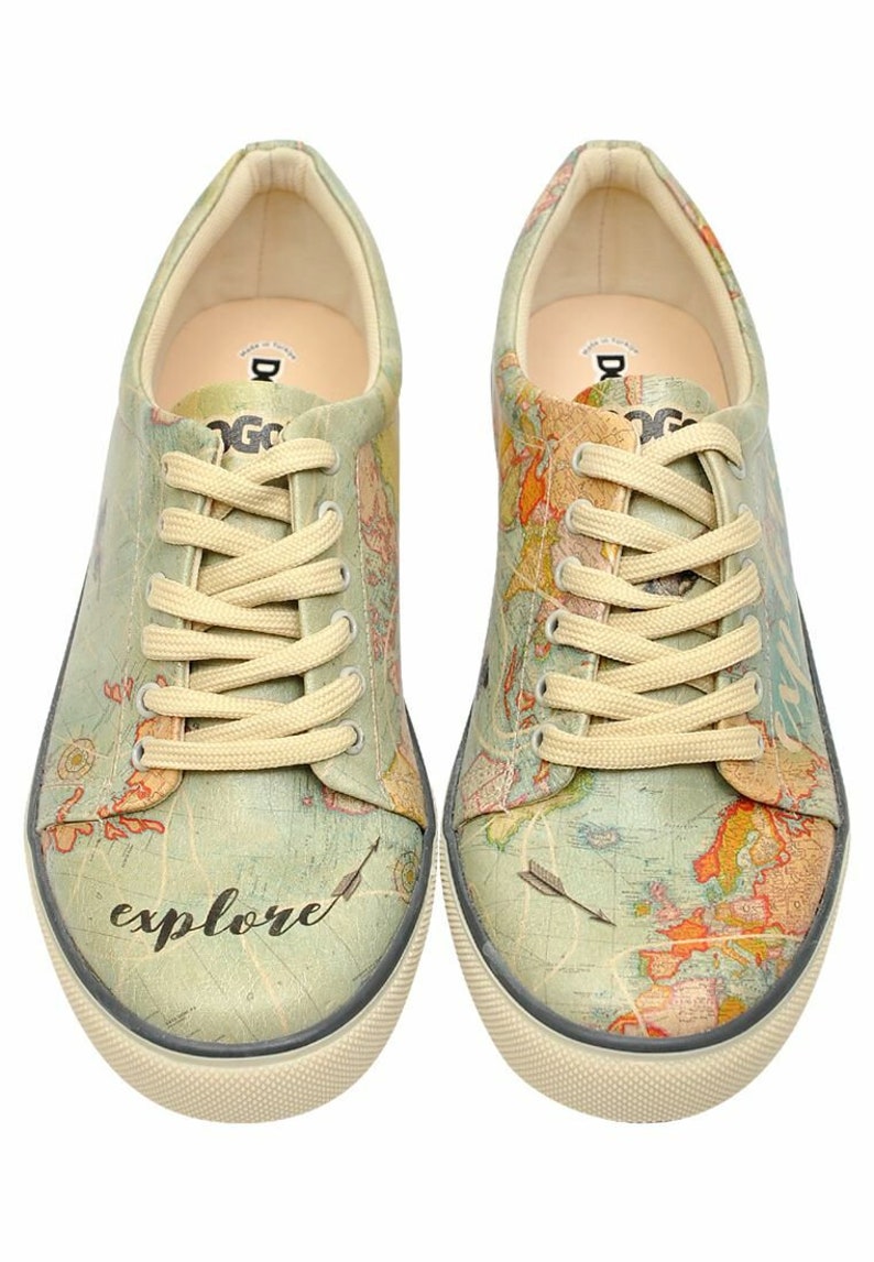 DOGO Sneakers Explore Vegan Printed Breathable Chic Casual Etsy