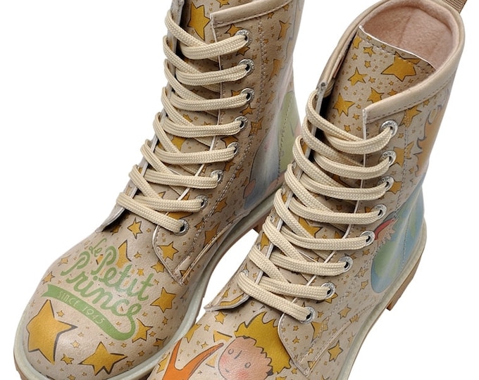 DOGO Long Boots Little Prince She is My Rose Vegan Printed Etsy