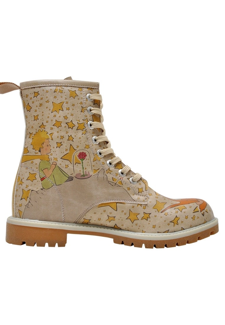 DOGO Long Boots Little Prince She is My Rose Vegan Printed Etsy