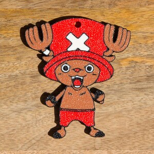 Tony Chopper Keychain 3D Printed - One Piece Keyring - Tony-Tony Choper OnePiece 3D Print Keychains