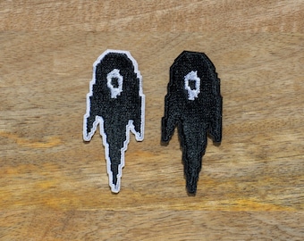 Omori Something Matte Sticker - Glossy Ghost Embroidery Waterproof Vinyl Sticker - Holographic Omori Sticker