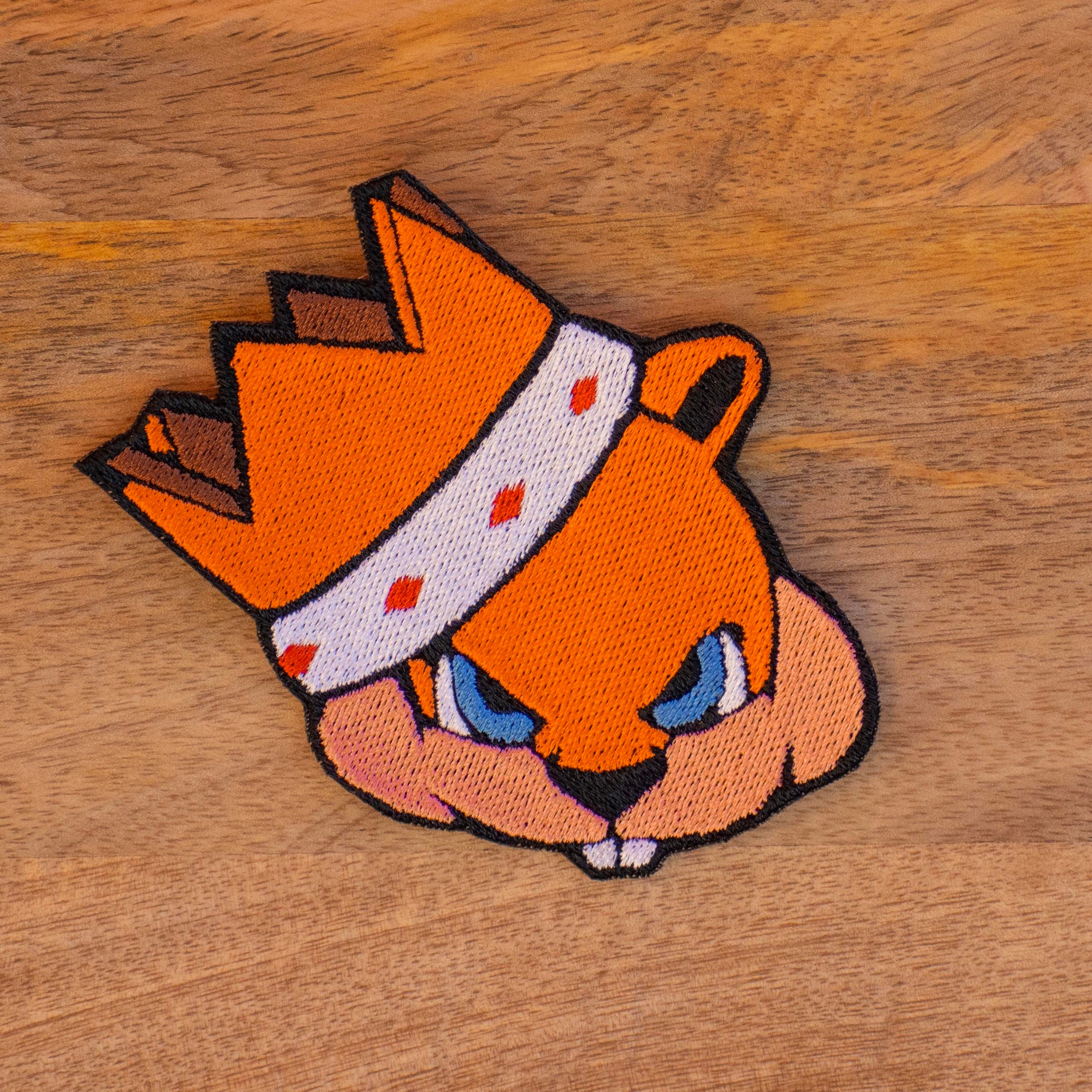 Conker’s Bad Fur Day Embroidered Patch Conker the Squirrel Iron On Velcro Patch