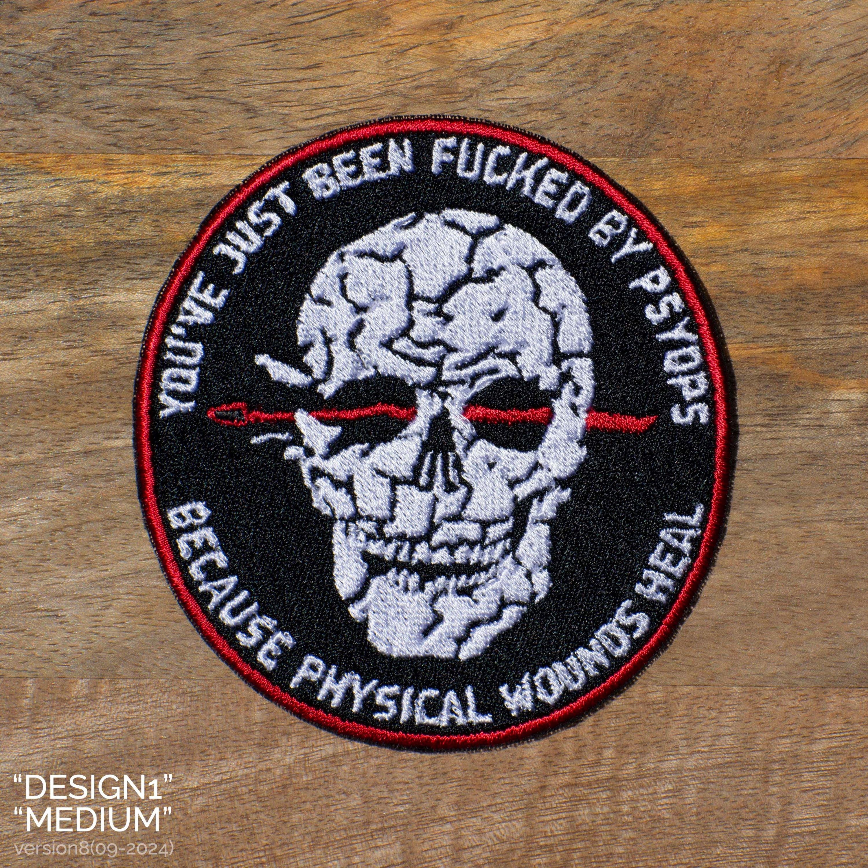 レアSOUL45s Perfection – Please Pardon Me You've Just Been Fucked by Psyops Embroidered Patch
