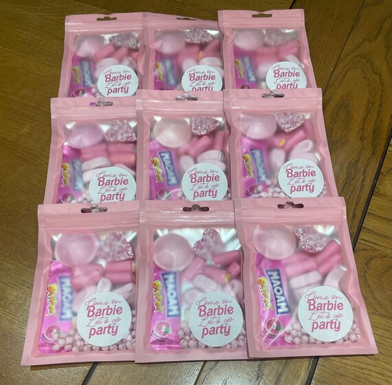Barbie Party Favour Barbie Gifts Barbie Sweets Sweet Goody Bags Kids Party Bags Party Favours Sweet Assortment Sleepover Treat Etsy
