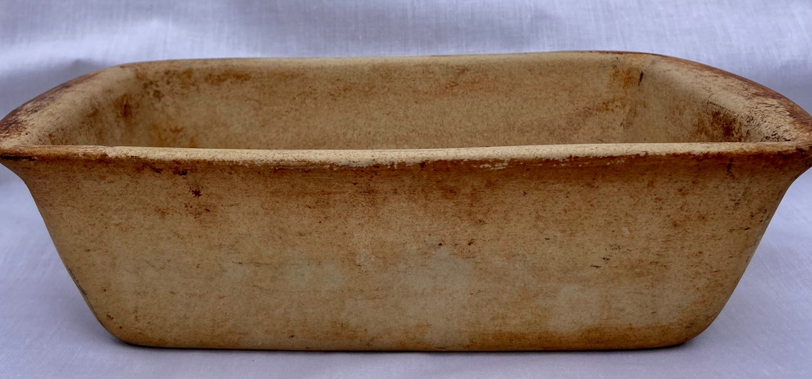 Stone Loaf Pan Baking Bread Seasoned Vintage Pampered Chef Etsy