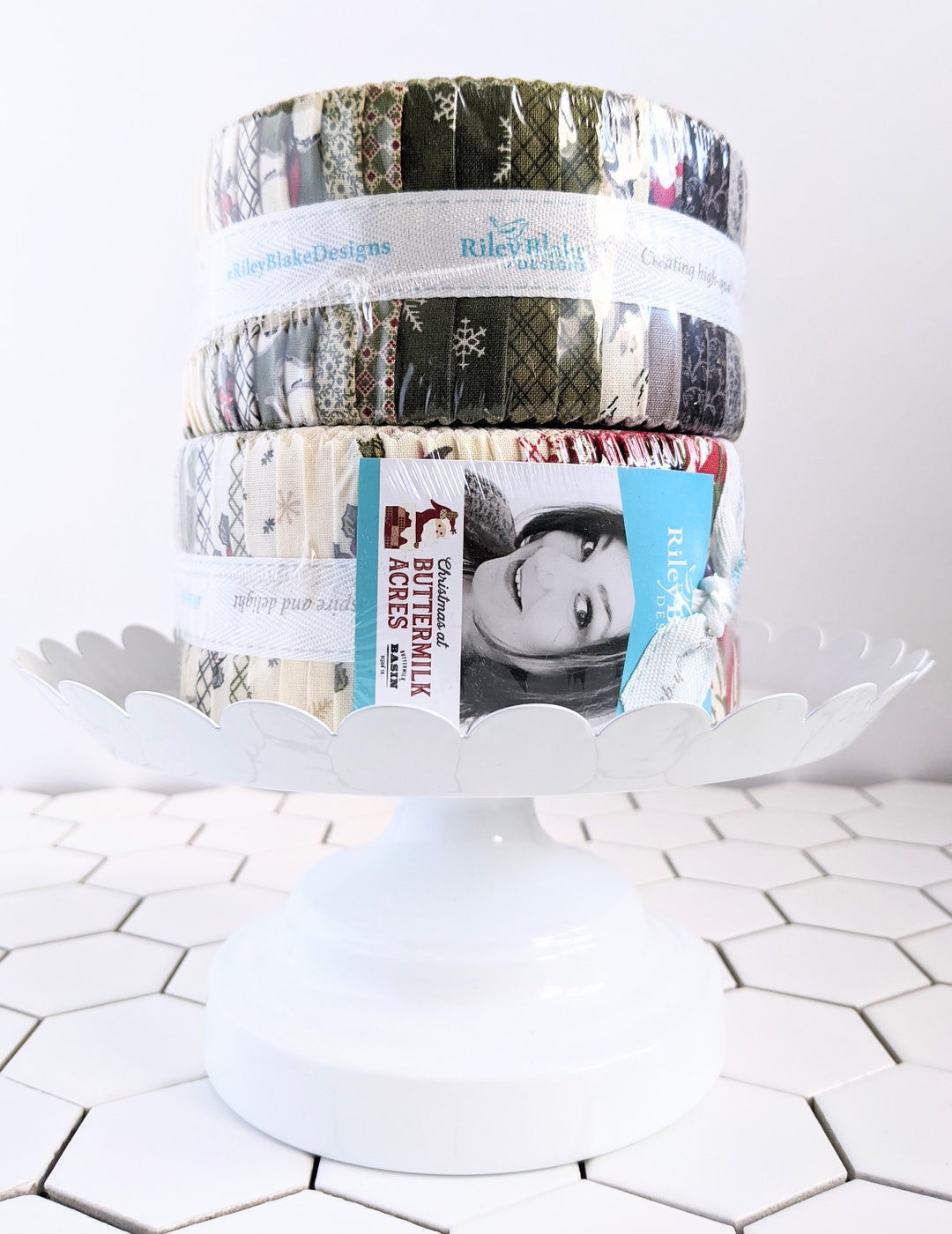 Rolie Polie Christmas at Buttermilk Acres by Buttermilk Basin Design Co for Riley Blake Designs