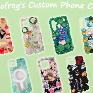 Custom Decoden Phone Case - Decorated / Deco Cream Cases for iPhone and Android