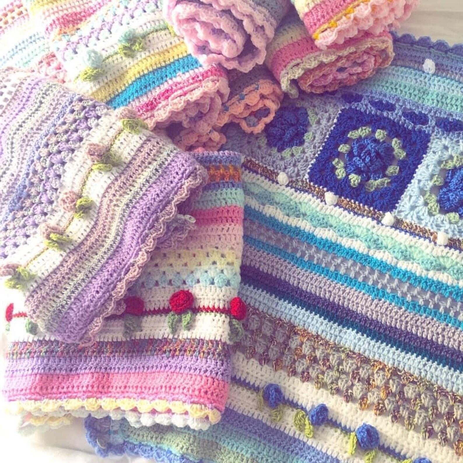 Crochet Summer Love Blanket Pattern NEW VERSION Etsy UK