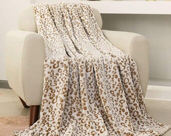 Leopard Throw Etsy