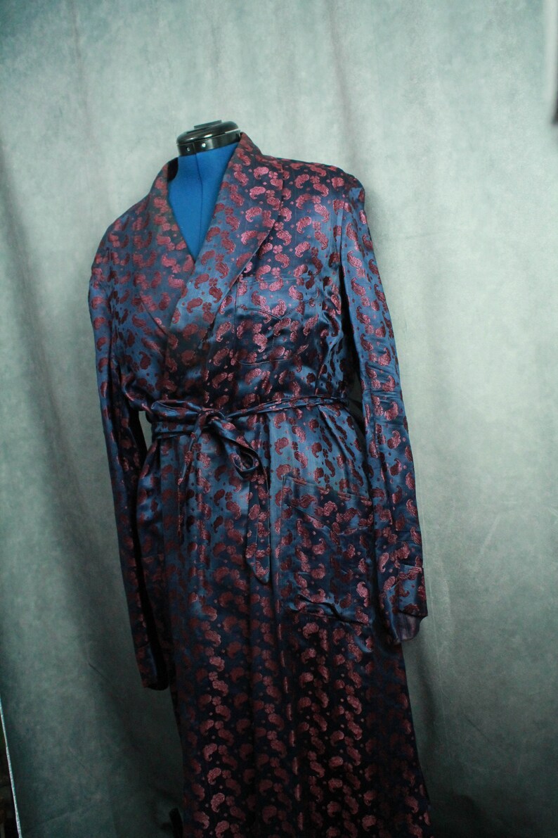 paisley print robe